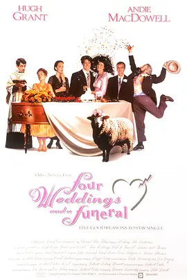 四个婚礼和一个葬礼视频封面